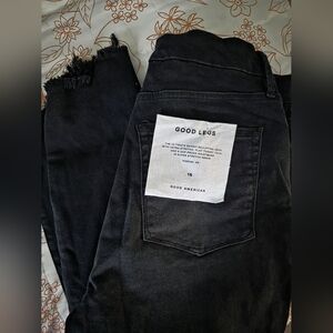Good American Black Women's Skinny Jeans Good Legs
